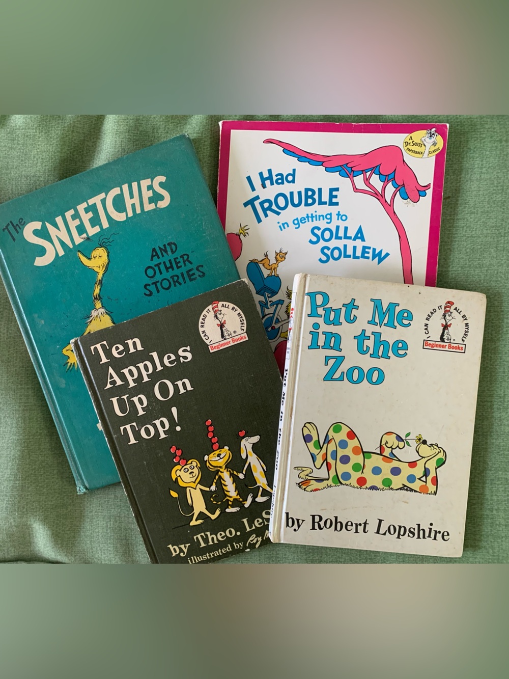Dr. Seuss Vintage book lot - 4 books